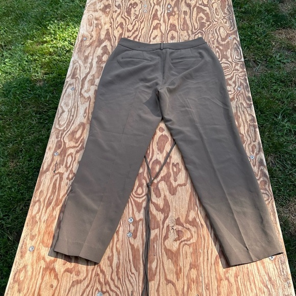 Express olive green pants size 10R grunge work classic casual - Picture 7 of 9